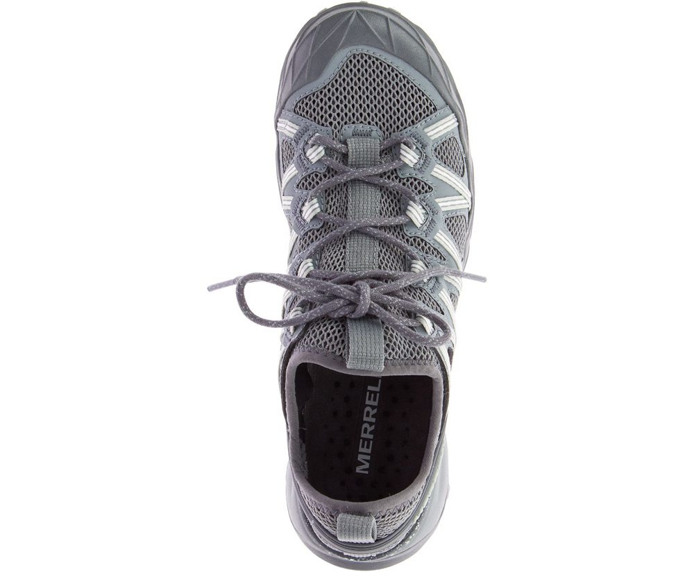 Merrell Hiking Shoes Grey - Choprock - Womens 03VPXGYSN